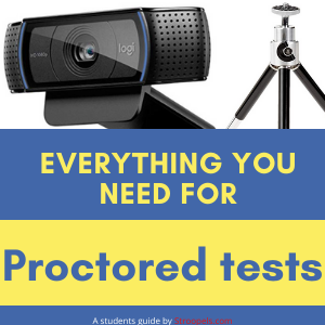 Best web camera's for WGU students proctored exams